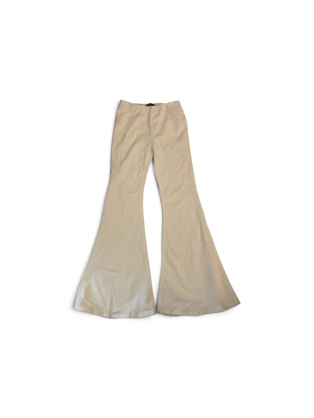 White Flared Pants